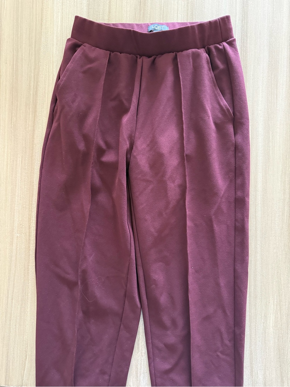 LOFT Women’s Petite Burgundy Dress Pants